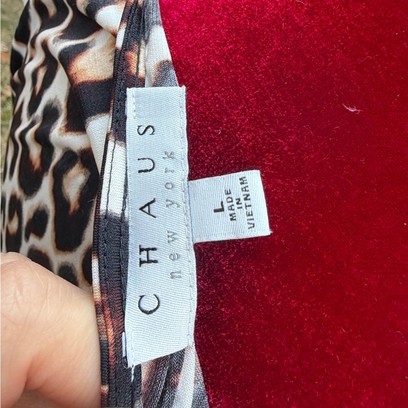 Chaus Leopard Print Top - Picture 4 of 7